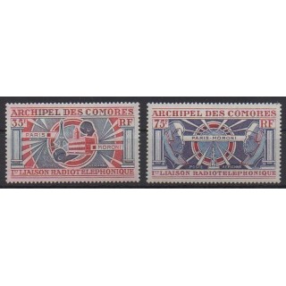 Buy these stamps of Comoros of the year 1972 (Nb PA42/PA43).