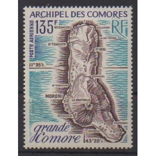 Acheter ce timbre des Comores de l'année 1973 (No PA53).