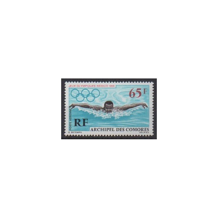 Buy this stamp of Comoros of the year 1969 (Nb PA25).
