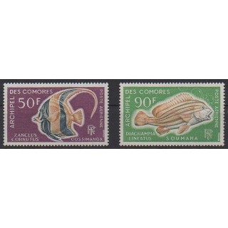 Buy these stamps of Comoros of the year 1968 (Nb PA23/PA24).