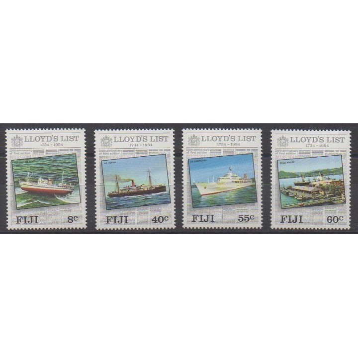 Buy this set of stamps of Fiji of the year 1984 (Nb 498/501).