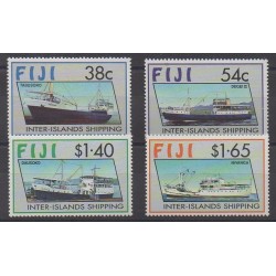 Fiji - 1992 - Nb 670/673 - Boats