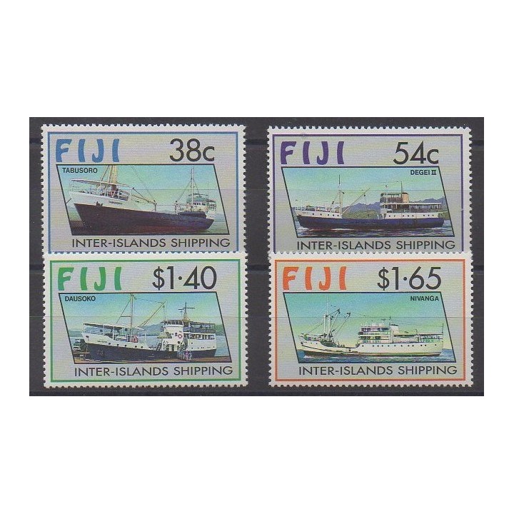 Acheter cette série de timbres de Fidji de l'année 1992 (No 670/673).