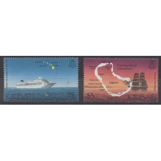 Buy this set of stamps of Kiribati of the year 2001 (Nb 478/479).