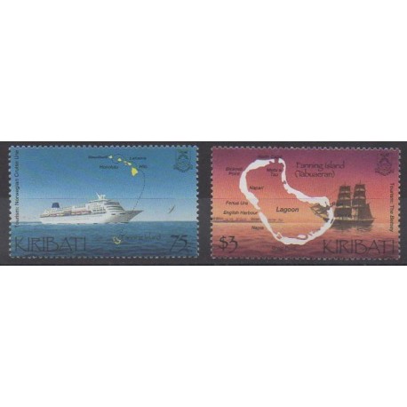 Kiribati - 2001 - Nb 478/479 - Boats