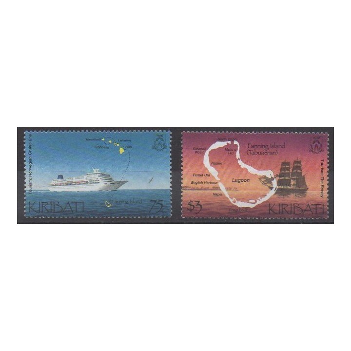 Acheter cette série de timbres de Kiribati de l'année 2001 (No 478/479).