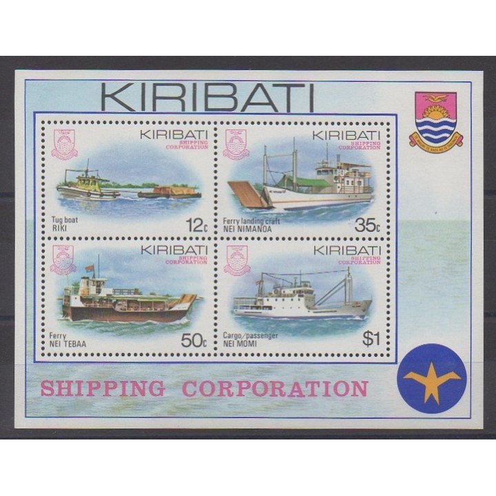 Acheter ce bloc-feuillet de Kiribati de l'année 1984 (No BF6).