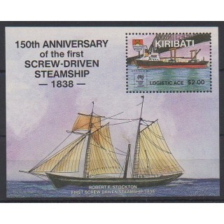 Acheter ce bloc-feuillet de Kiribati de l'année 1988 (No BF9).
