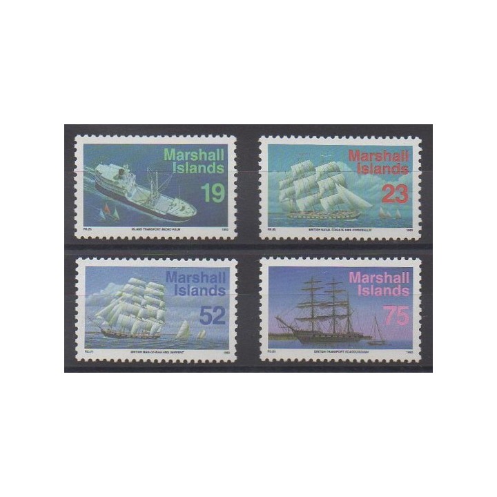 Buy this set of stamps of Marshall of the year 1993 (Nb 484/487).
