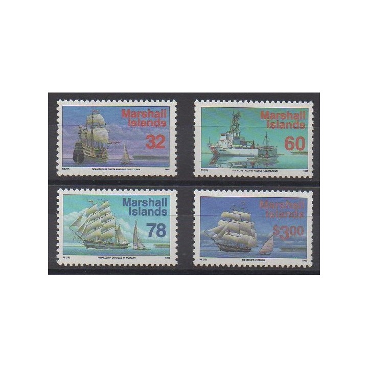 Buy this set of stamps of Marshall of the year 1995 (Nb 566/569).