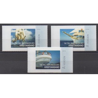 Buy this stamp of Norway of the year 2015 (Course voiliers Kristiansand).