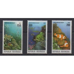 Indonesia - 1997 - Nb 1518/1520 - Sea life