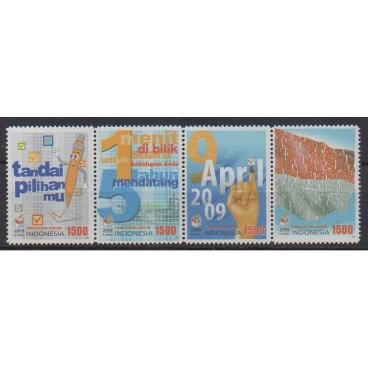Acheter cette série de timbres d'Indonésie de l'année 2009 (No 2399/2402).