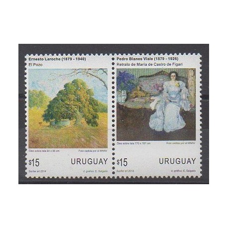 Uruguay - 2014 - No 2686/2687 - Peinture