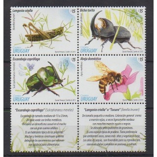 Buy this set of stamps of Uruguay of the year 2013 (Nb 2635/2638).