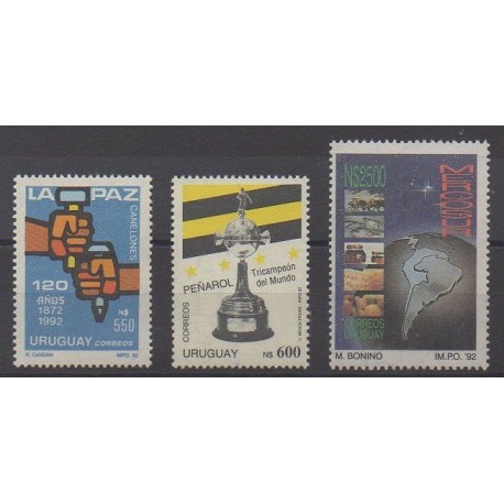 Uruguay - 1992 - Nb 1399/1401