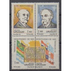 Uruguay - 1989 - Nb 1316/1319 - Various Historics Themes