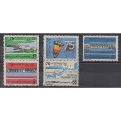 Uruguay - 1988 - No 1233/1237 - Sciences et Techniques