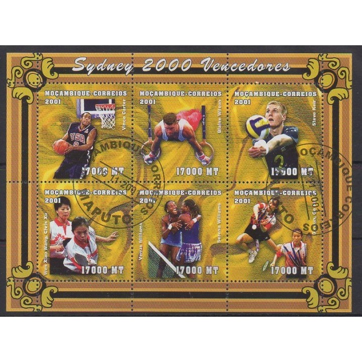 Acheter cette série de timbres du Mozambique de l'année 2001 (No 1566/1571). - Oblitéré