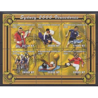 Acheter cette série de timbres du Mozambique de l'année 2001 (No 1578/1583). - Oblitéré