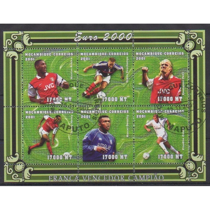 Buy this set of stamps of Mozambique of the year 2001 (Nb 1542/1547). - Used