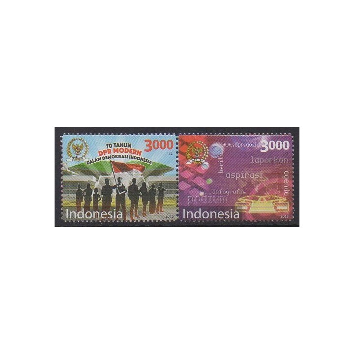 Buy this set of stamps of Indonesia of the year 2015 (Nb 2761/2762).