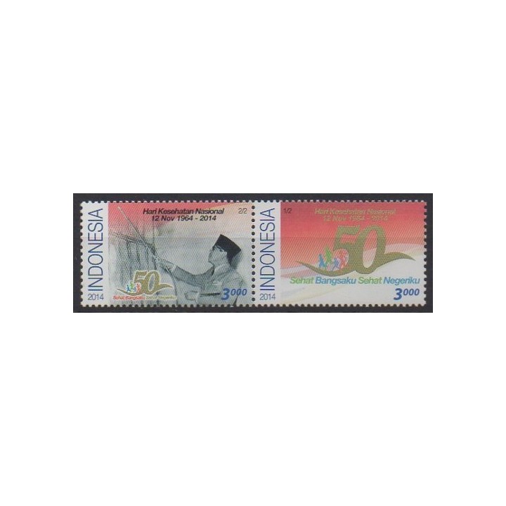 Buy this set of stamps of Indonesia of the year 2014 (Nb 2721/2722).