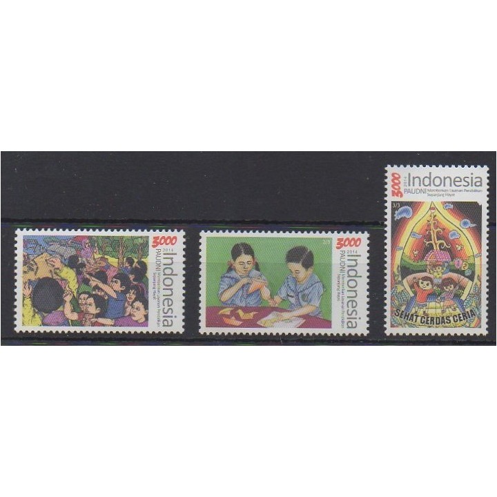 Acheter cette série de timbres d'Indonésie de l'année 2014 (No 2694/2696).