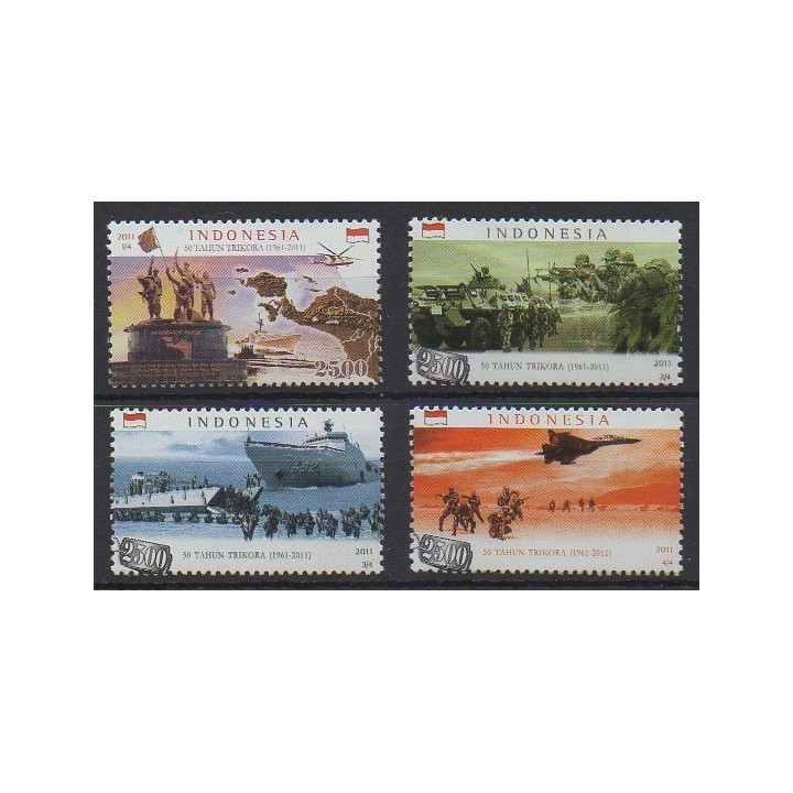 Buy this set of stamps of Indonesia of the year 2011 (Nb 2571/2574).