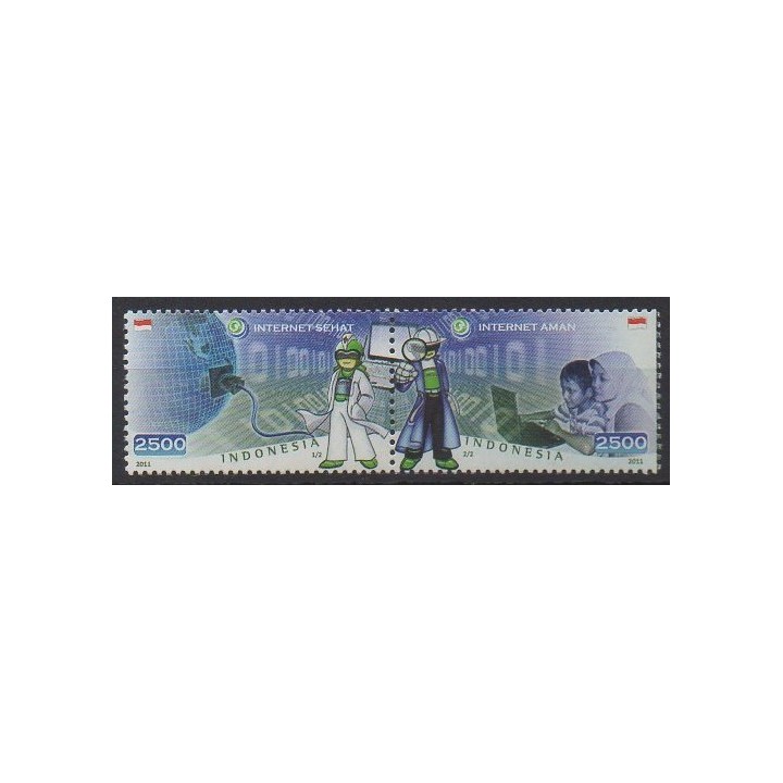 Acheter cette série de timbres d'Indonésie de l'année 2011 (No 2529/2530).