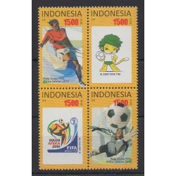 Indonésie - 2010 - No 2463/2466 - Coupe du monde de football
