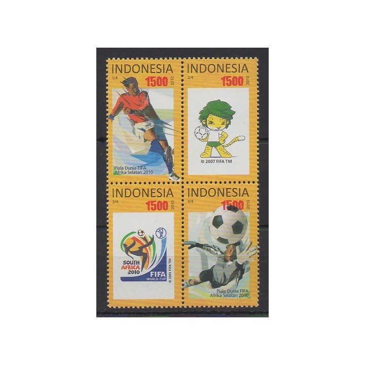Acheter cette série de timbres d'Indonésie de l'année 2010 (No 2463/2466).