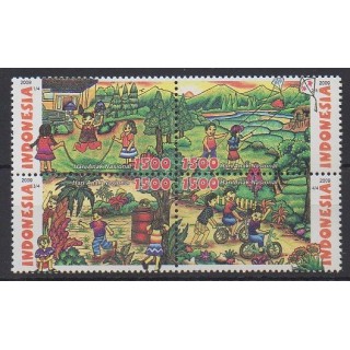 Buy this set of stamps of Indonesia of the year 2009 (Nb 2422/2425).