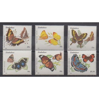 Acheter cette série de timbres du Zimbabwe de l'année 1992 (No 256/261).