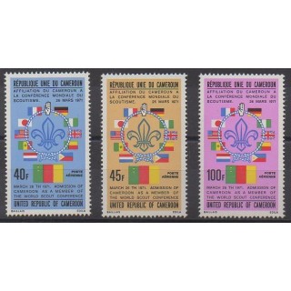 Buy these stamps of Cameroon of the year 1973 (Nb PA217/PA219).