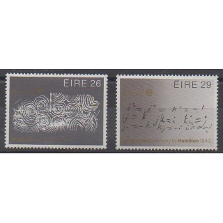 Buy this set of stamps of Ireland of the year 1983 (Nb 504/505).