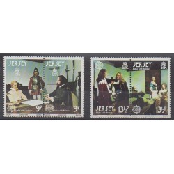 Jersey - 1980 - No 213/216 - Célébrités - Europa