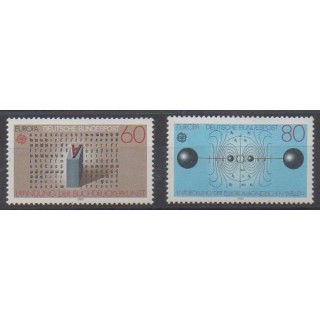 Acheter cette série de timbres de l'Allemagne occidentale (RFA) de l'année 1983 (No 1007/1008).
