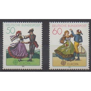 Buy this set of stamps of West Germany (FRG) of the year 1981 (Nb 928/929).