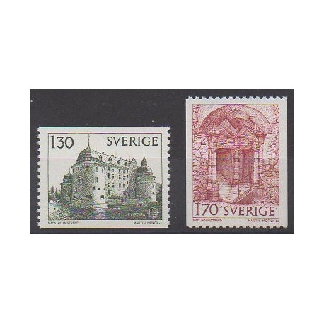Sweden - 1978 - Nb 996/997 - Monuments - Europa