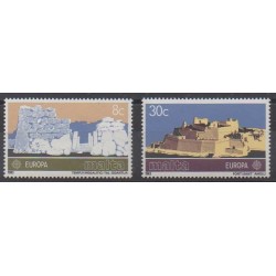 Malta - 1983 - Nb 668/669 - Monuments - Europa