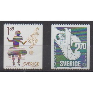 Acheter cette série de timbres de Suède de l'année 1983 (No 1219/1220).
