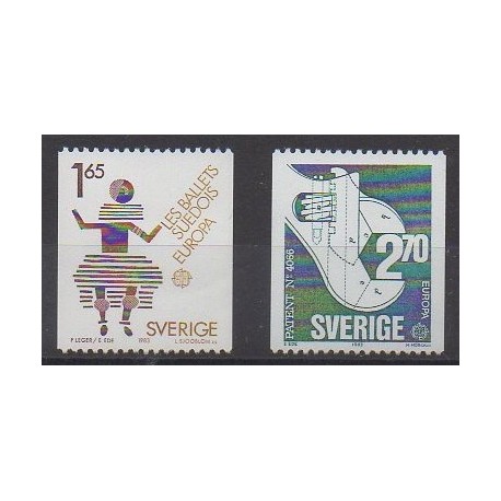 Sweden - 1983 - Nb 1219/1220 - Europa