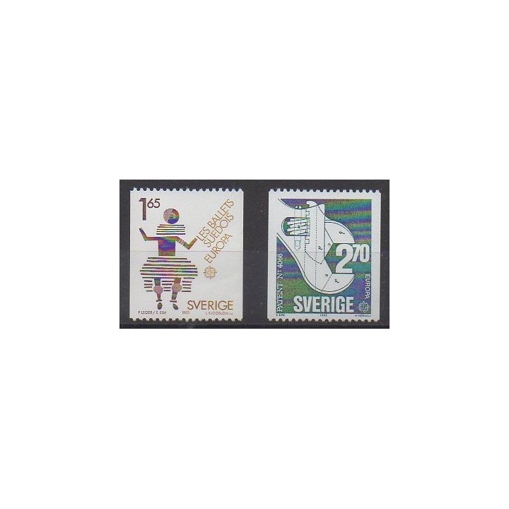 Acheter cette série de timbres de Suède de l'année 1983 (No 1219/1220).