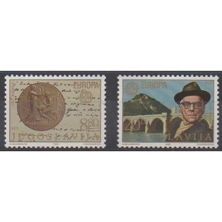 Acheter cette série de timbres de Yougoslavie de l'année 1983 (No 1867/1868).