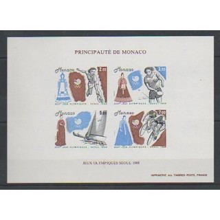 Timbres  - Monaco - Blocs et feuillets  - 1988 - No BF 42a