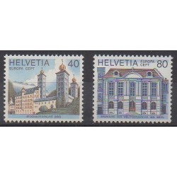 Suisse - 1978 - No 1058/1059 - Monuments - Europa