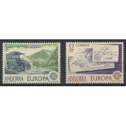 Andorre espagnol - 1979 - No 116/117 - Service postal - Europa