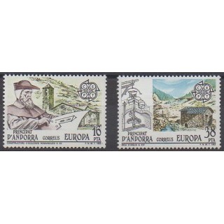 Acheter cette série de timbres d'Andorre espagnol de l'année 1983 (No 158/159).