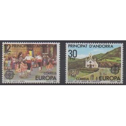 Spanish Andorra - 1981 - Nb 131/132 - Folklore - Europa